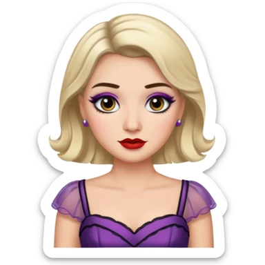 My buddy Frank dressed in drag sticker