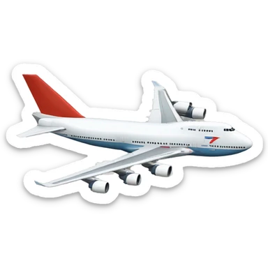 boeing 747 sticker