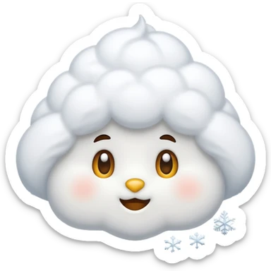 Snow Fall sticker