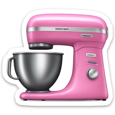 Pink kitchen stand mixer  sticker