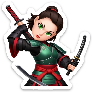 Fierce Samurai sticker