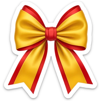 🎀+red=yellow sticker