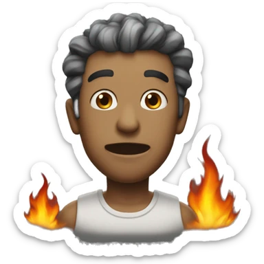 choubaka qui crache du feu  sticker