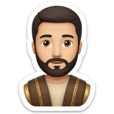 male bible character from the middle east sticker