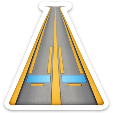 sideways runway sticker
