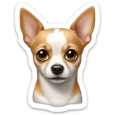 chihuahua crossed with a jack russel sticker