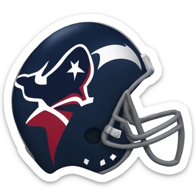 Houston Texans football sticker