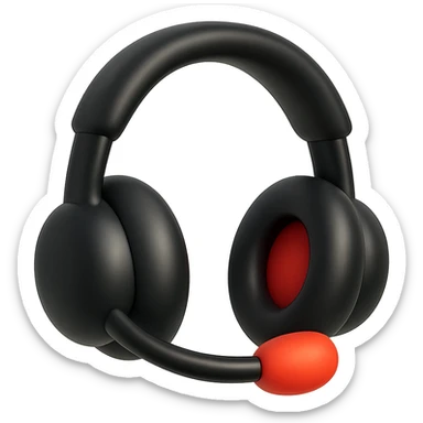 {
  "title": "3D Skeuomorphic Emoji Icon Schema",
  "type": "object",
  "properties": {
    "object": {
      "type": "string",
      "description": "Name of the object to be represented (e.g., 'money bag', 'camera', 'pizza')."
    },
    "style": {
      "type": "string",
      "enum": ["3D skeuomorphic emoji"],
      "description": "Visual style to be used for rendering."
    },
    "materials": {
      "type": "object",
      "properties": {
        "base": {
          "type": "string",
          "description": "Primary material texture, e.g., 'smooth cloth', 'metallic', 'plastic'."
        },
        "details": {
          "type": "array",
          "items": { "type": "string" },
          "description": "Secondary materials or embellishments (e.g., rope, buttons, stitching)."
        }
      }
    },
    "colors": {
      "type": "object",
      "properties": {
        "baseColor": {
          "type": "string",
          "description": "Main color of the object (e.g., '#F5DEB3' for a beige sack)."
        },
        "accentColors": {
          "type": "array",
          "items": { "type": "string" },
          "description": "Accent or highlight colors (e.g., yellow for dollar sign)."
        }
      }
    },
    "lighting": {
      "type": "object",
      "properties": {
        "type": {
          "type": "string",
          "enum": ["soft", "ambient", "studio"],
          "description": "Lighting type used to shade and define volume."
        },
        "shadows": {
          "type": "boolean",
          "description": "Indicates if soft drop shadows are used."
        }
      }
    },
    "geometry": {
      "type": "object",
      "properties": {
        "dimensionality": {
          "type": "string",
          "enum": ["3D"],
          "description": "Indicates that object is rendered in 3D."
        },
        "roundedEdges": {
          "type": "boolean",
          "description": "Indicates if object has smooth, rounded edges."
        }
      }
    },
    "expression": {
      "type": "string",
      "enum": ["playful", "realistic", "friendly"],
      "description": "Overall emotional tone of the icon."
    },
    "background": {
      "type": "string",
      "enum": ["transparent", "white", "gradient"],
      "description": "Background type for the rendered emoji."
    }
  },
  "required": ["object", "style", "materials", "colors", "lighting", "geometry", "expression", "background"]
}

over the ear headphones with a mic and red accents sticker