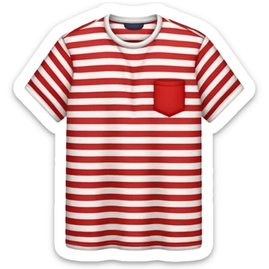 striped shirt, just the shirt sticker