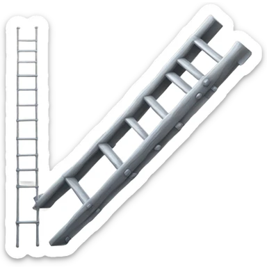 A Ladder Being Held Steady sticker