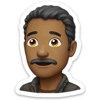 Half cold hald hot sticker