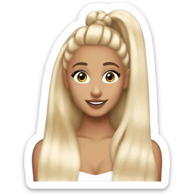 Blonde Ariana grande  sticker