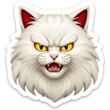 cat attack 1234 sticker