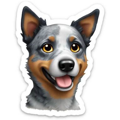 Blue Heeler dog sticker