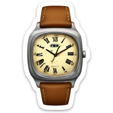 Vintage watch sticker