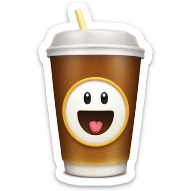 Moykey drink cofe sticker