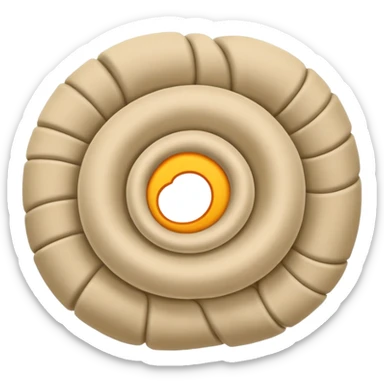 Curled up rug sticker