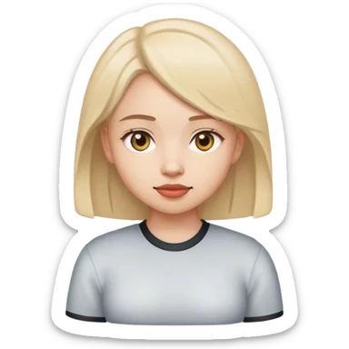 A girl with a Stanley  sticker