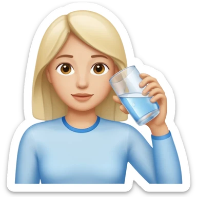 drinking water sticker