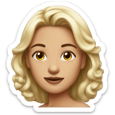 The most beautiful woman on earth sticker