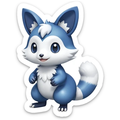 Shiny Furret-Meowstic-Oshawott-Hybrid (Full body) sticker