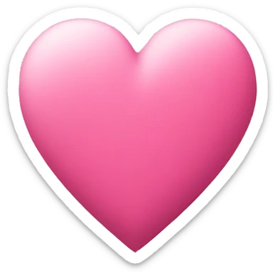 Pink heart sticker