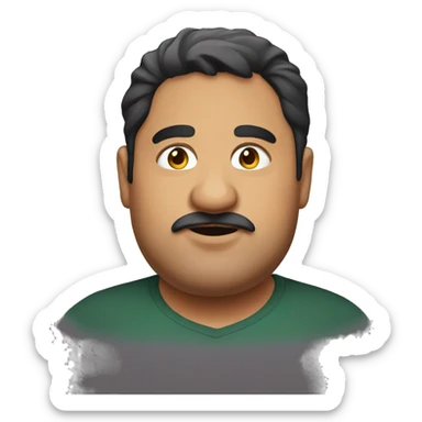 fat pakistani man sticker