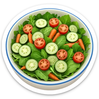 bowl of salad sticker
