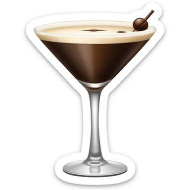 espresso martini emoji sticker
