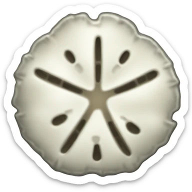 sand dollar  sticker