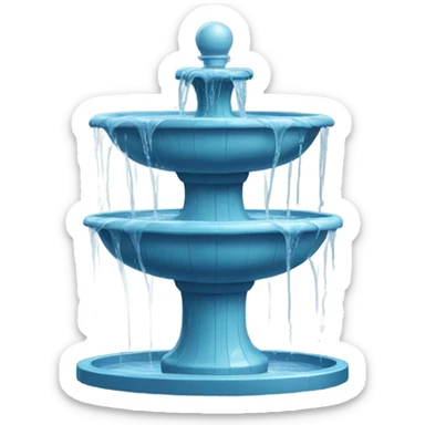 water fountain sticker