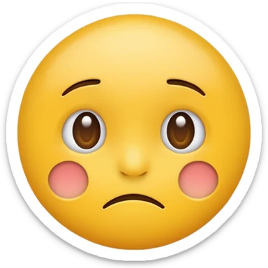 Make a kinda, I don’t care emoji. sticker