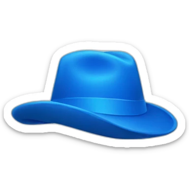  blue hat sticker