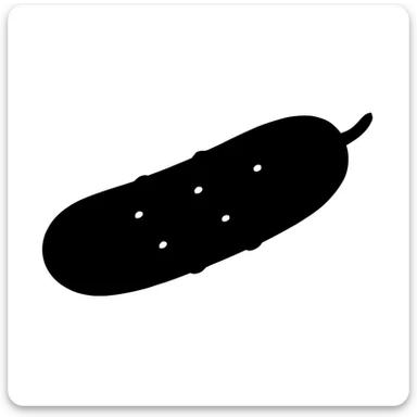 Cucumber sticker