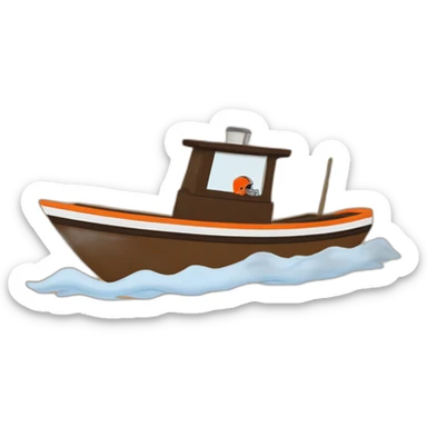 Cleveland browns fail boat sticker