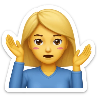 generate an emoji of a woman head smacking herself sticker