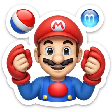 super mario emoji sticker