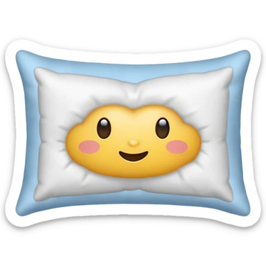 bed pillow  sticker