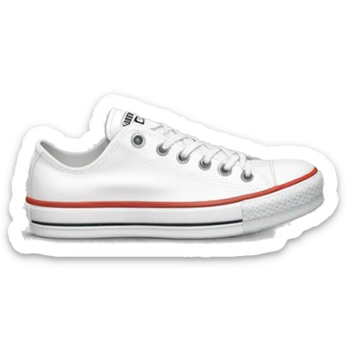 white low top platform converse sticker