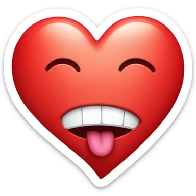 ❤+😜 sticker