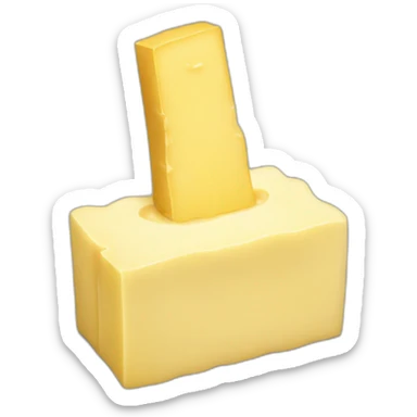 Stick of butter sticker