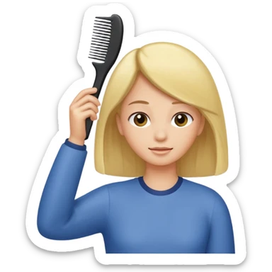 Peinarse  sticker