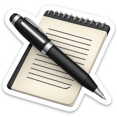 I want an emoji about prompt writing for ai sticker