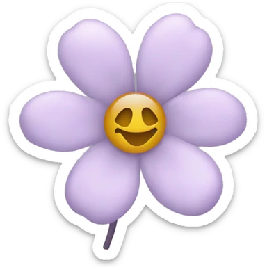 Flower sticker