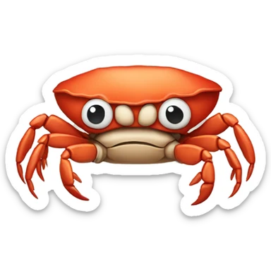 Annoying crab sticker