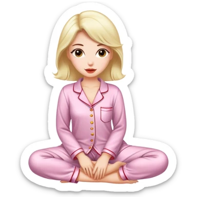 coquette pyjama  sticker