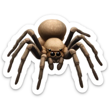 tarantula spider realistic  sticker