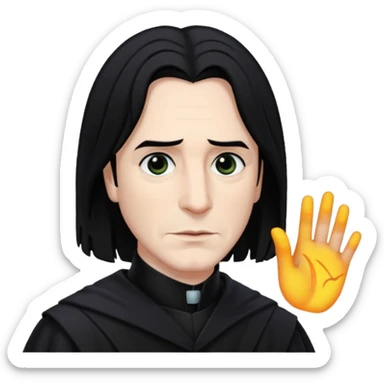 snape from harry potter sticker