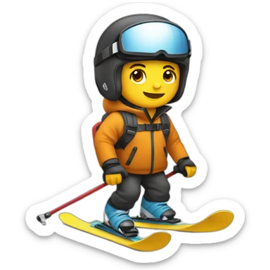 Ski sticker