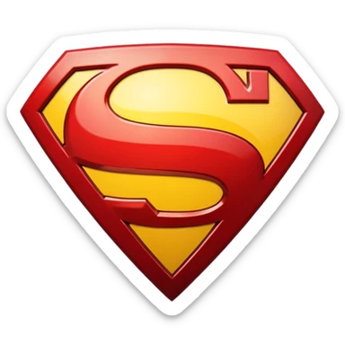 Superman logo sticker